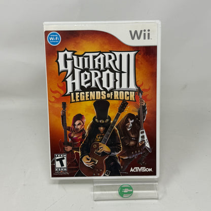 Guitar Hero III Legends of Rock (Nintendo Wii, 2007)
