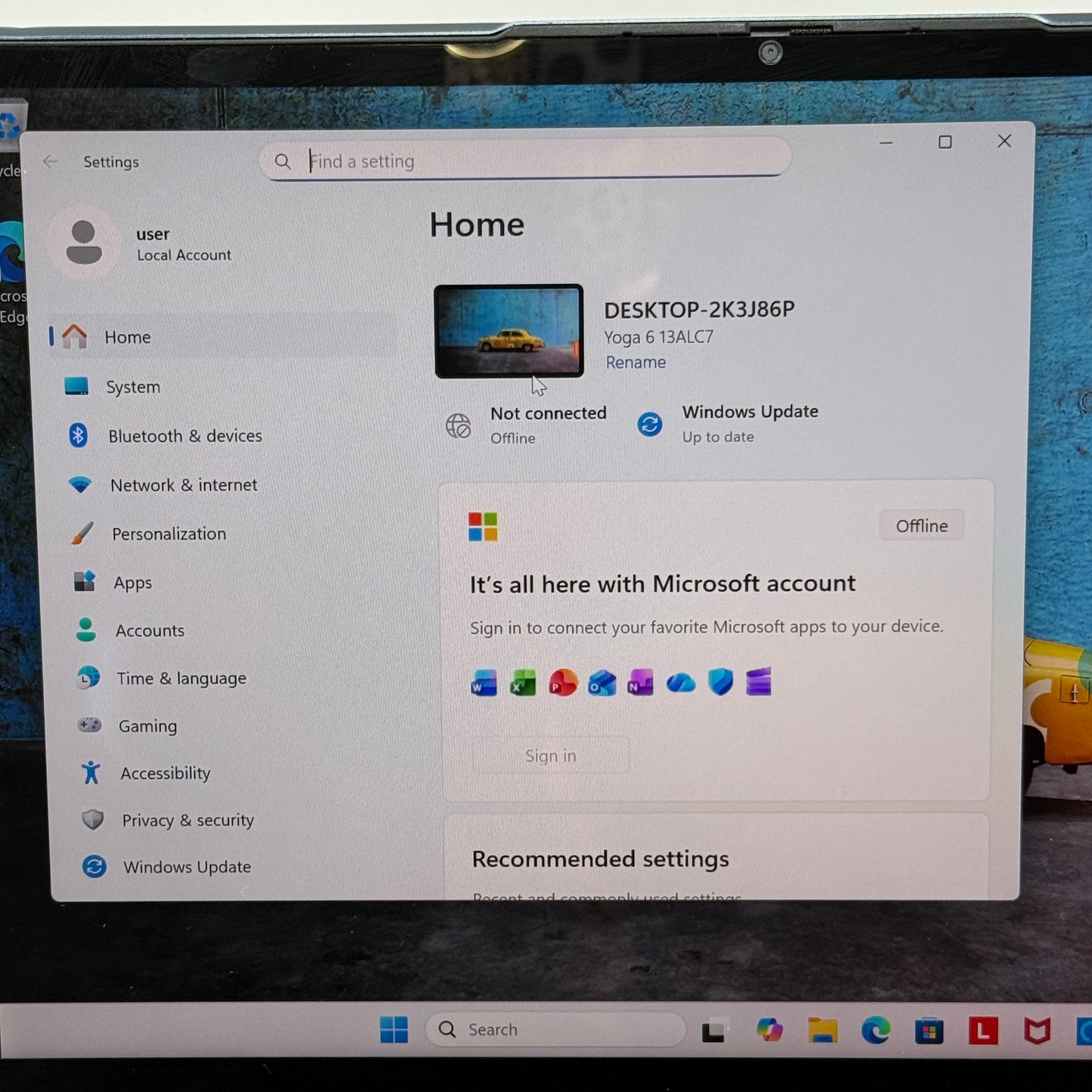 Lenovo Yoga 6 2-in-1 13ALC7 13.3" Ryzen 7 5700U 1.8GHz 16GB RAM 512GB SSD