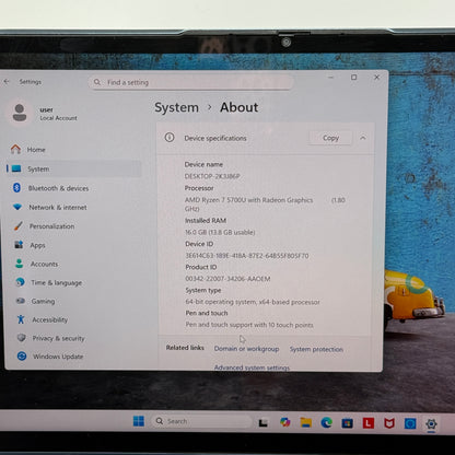Lenovo Yoga 6 2-in-1 13ALC7 13.3" Ryzen 7 5700U 1.8GHz 16GB RAM 512GB SSD