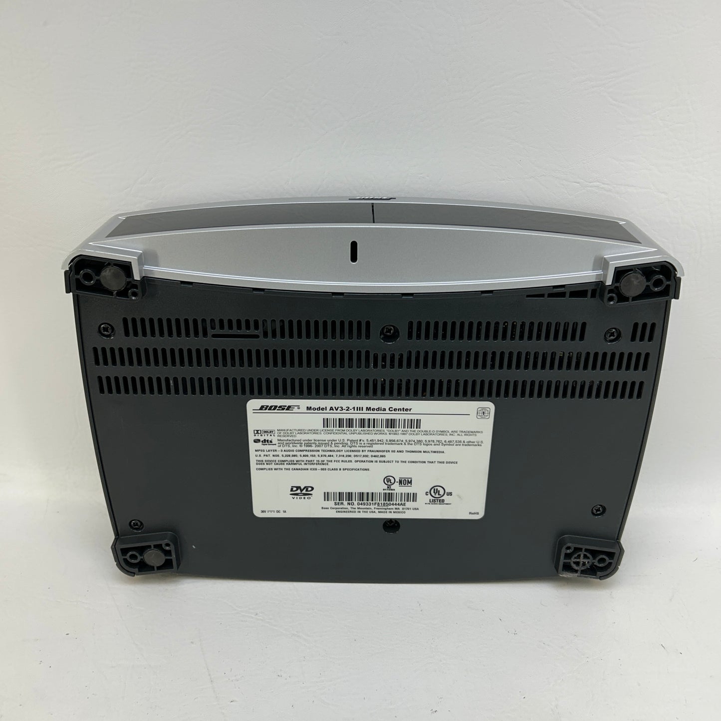 Bose 3-2-1 Series III DVD Home Entertainment System HDMI AV3-2-1III Black