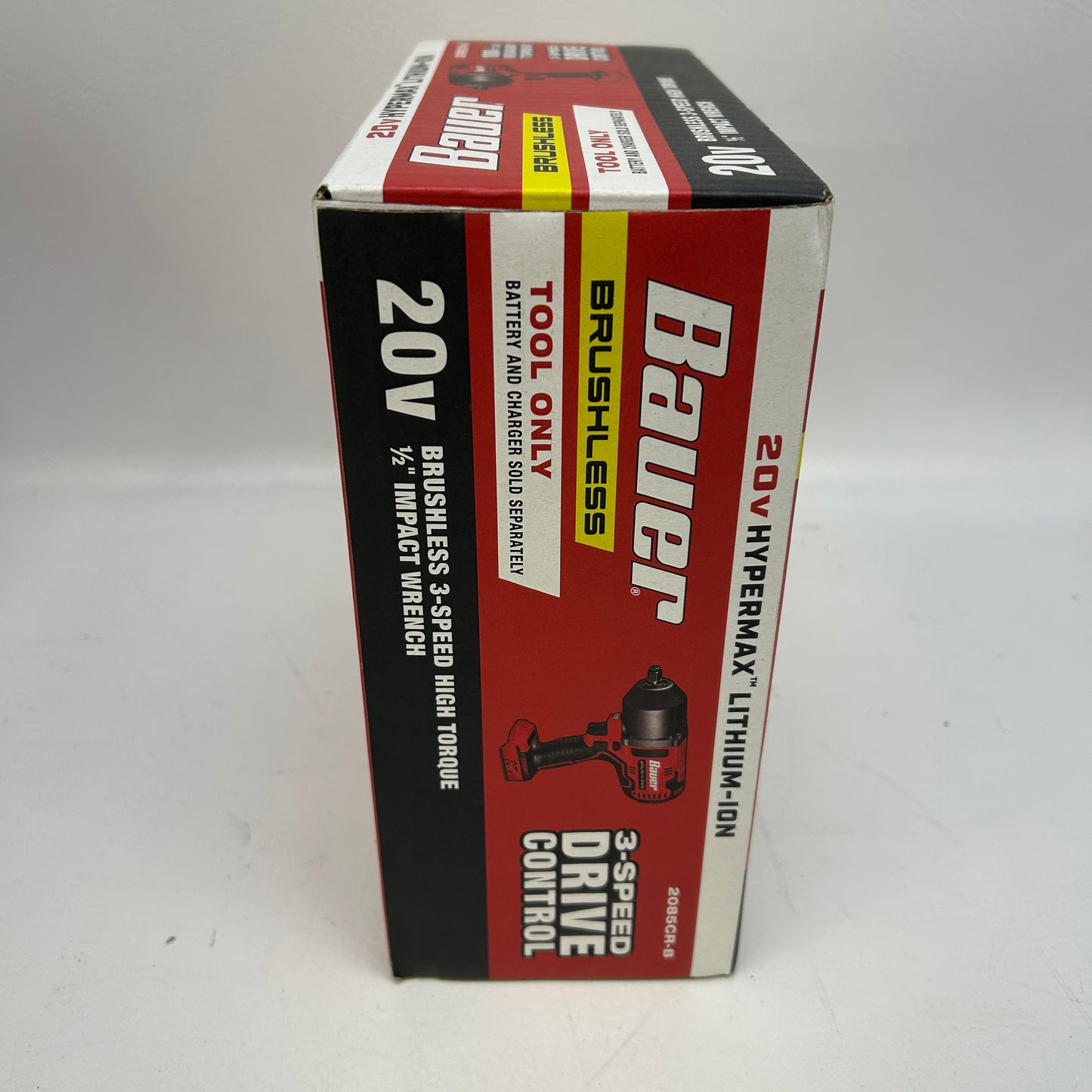 New Bauer 20V 1/2" Brushless Cordless High Torque Impact Wrench 2085CR-B