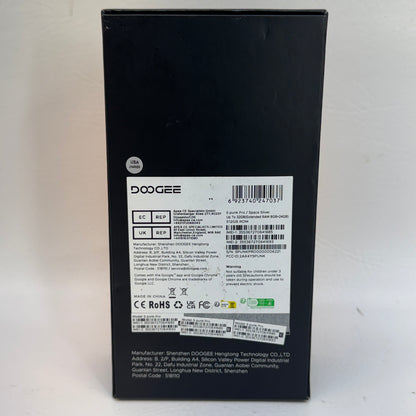 GSM Unlocked Doogee S Punk Pro 8+12/512GB 10800 MAh 14 Space Sliver