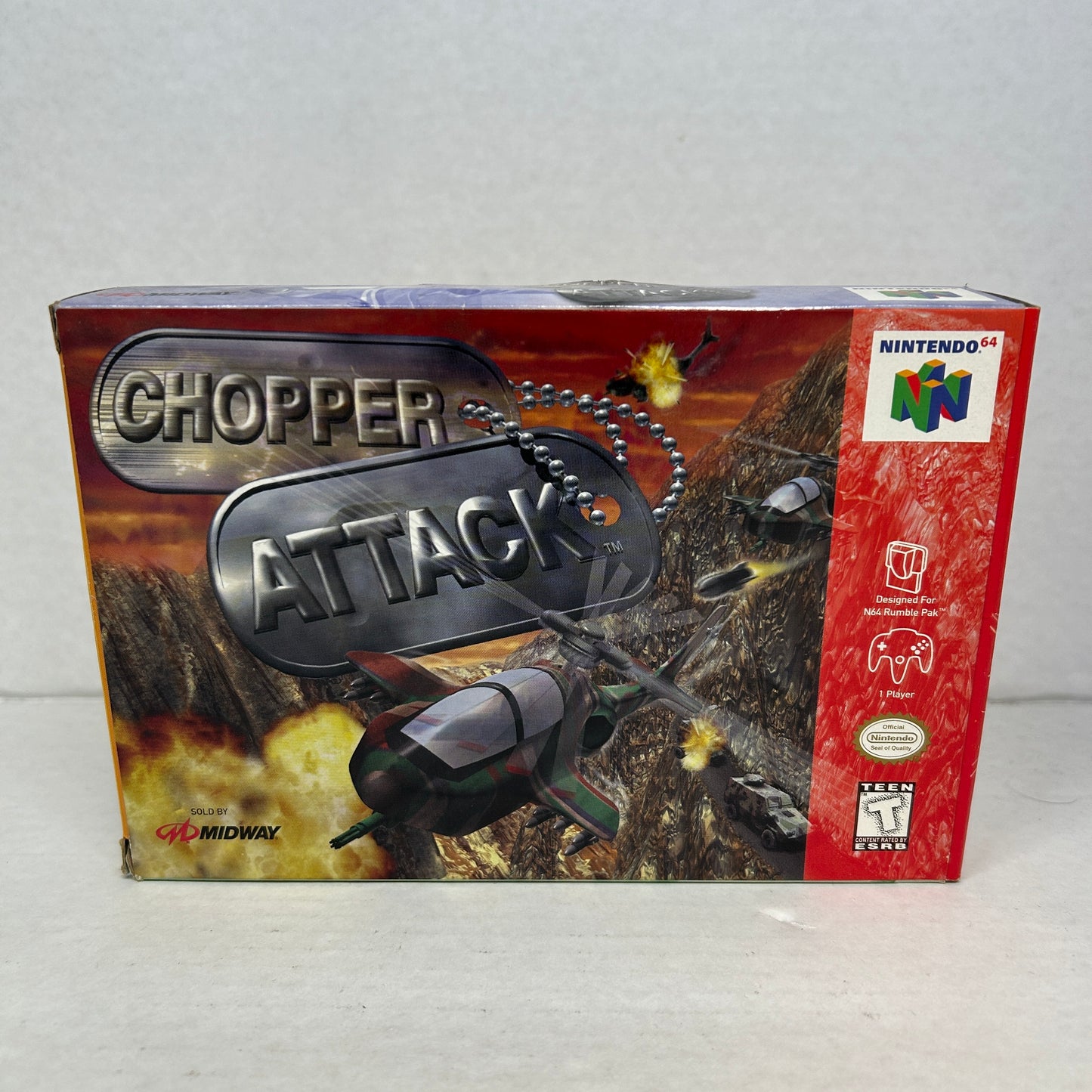 Chopper Attack (Nintendo 64 N64, 1998) CIB