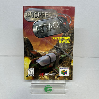Chopper Attack (Nintendo 64 N64, 1998) CIB