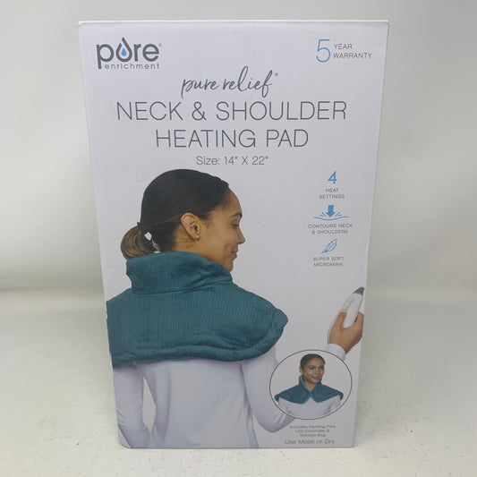 New Pure Enrichment Pure Relief Heating Pad for Neck and Shoulders PEHNECK-B
