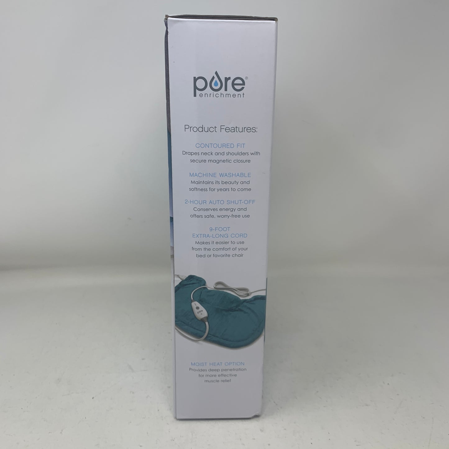 New Pure Enrichment Pure Relief Heating Pad for Neck and Shoulders PEHNECK-B