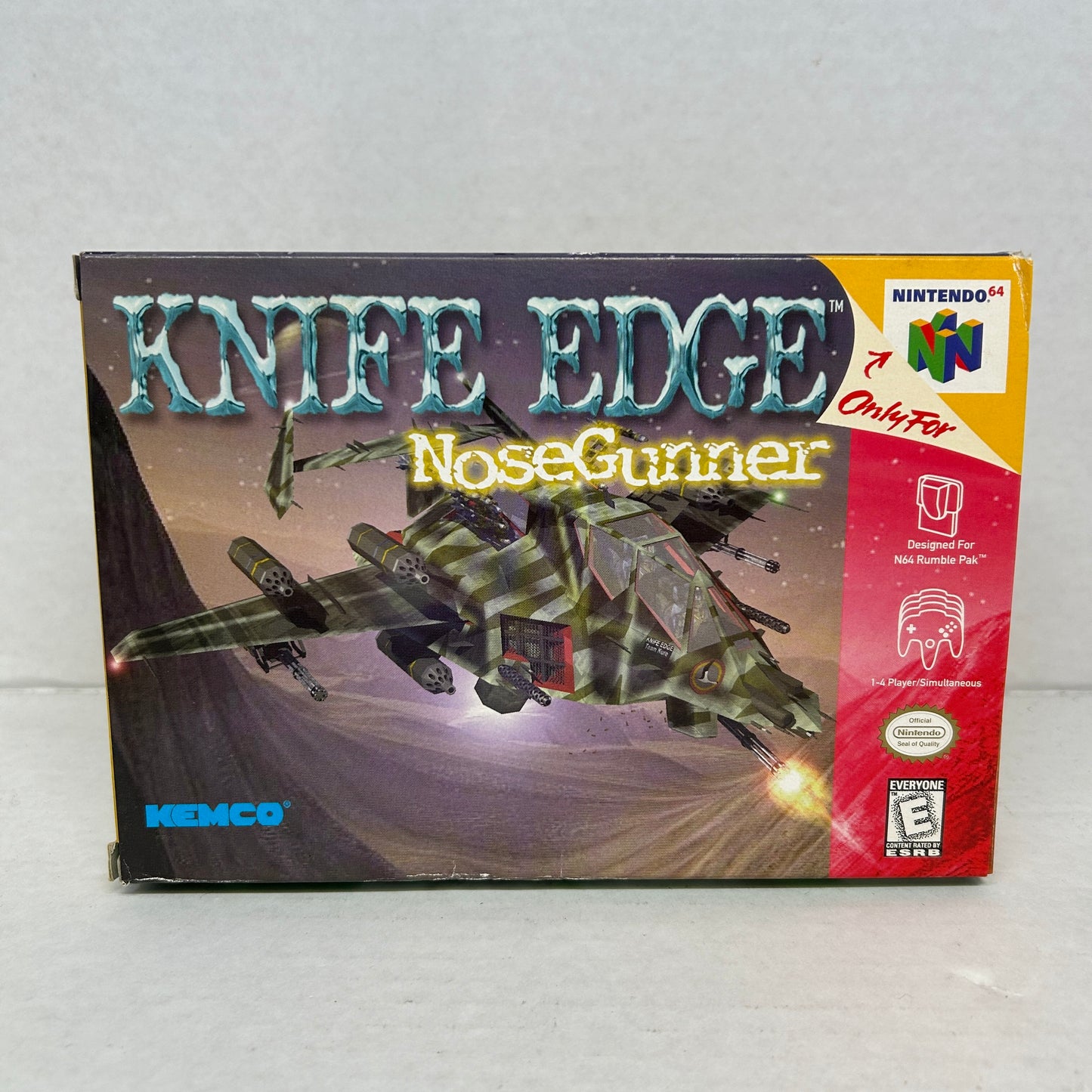Knife Edge NoseGunner (Nintendo 64 N64, 1998) CIB