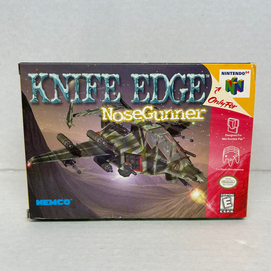 Knife Edge NoseGunner (Nintendo 64 N64, 1998) CIB