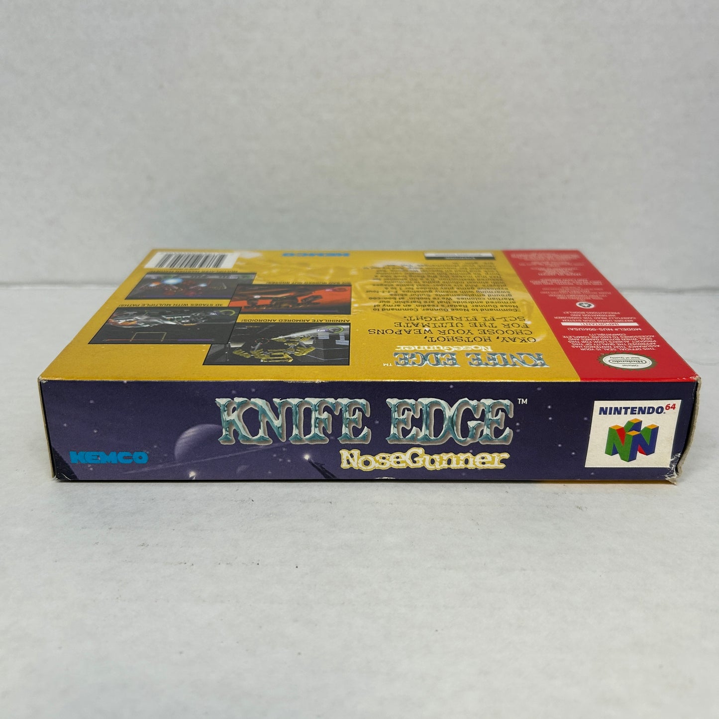Knife Edge NoseGunner (Nintendo 64 N64, 1998) CIB