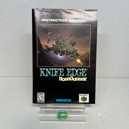 Knife Edge NoseGunner (Nintendo 64 N64, 1998) CIB