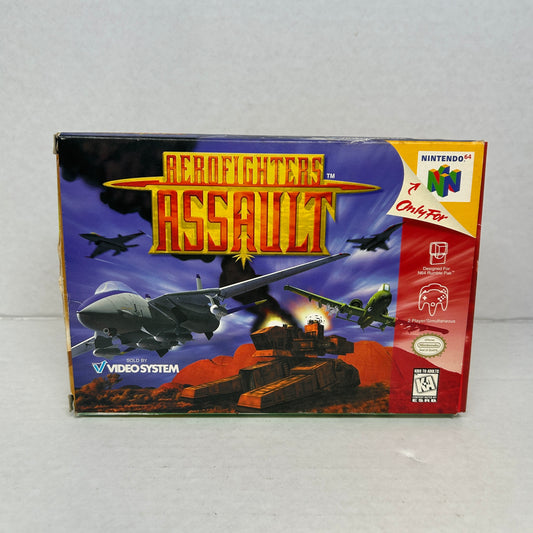 Aerofighters Assault (Nintendo 64 N64, 1997) CIB