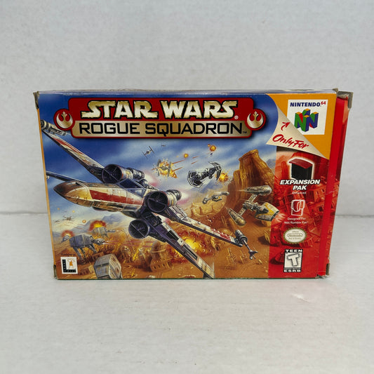 Star Wars Rogue Squadron (Nintendo 64 N64, 1998) CIB
