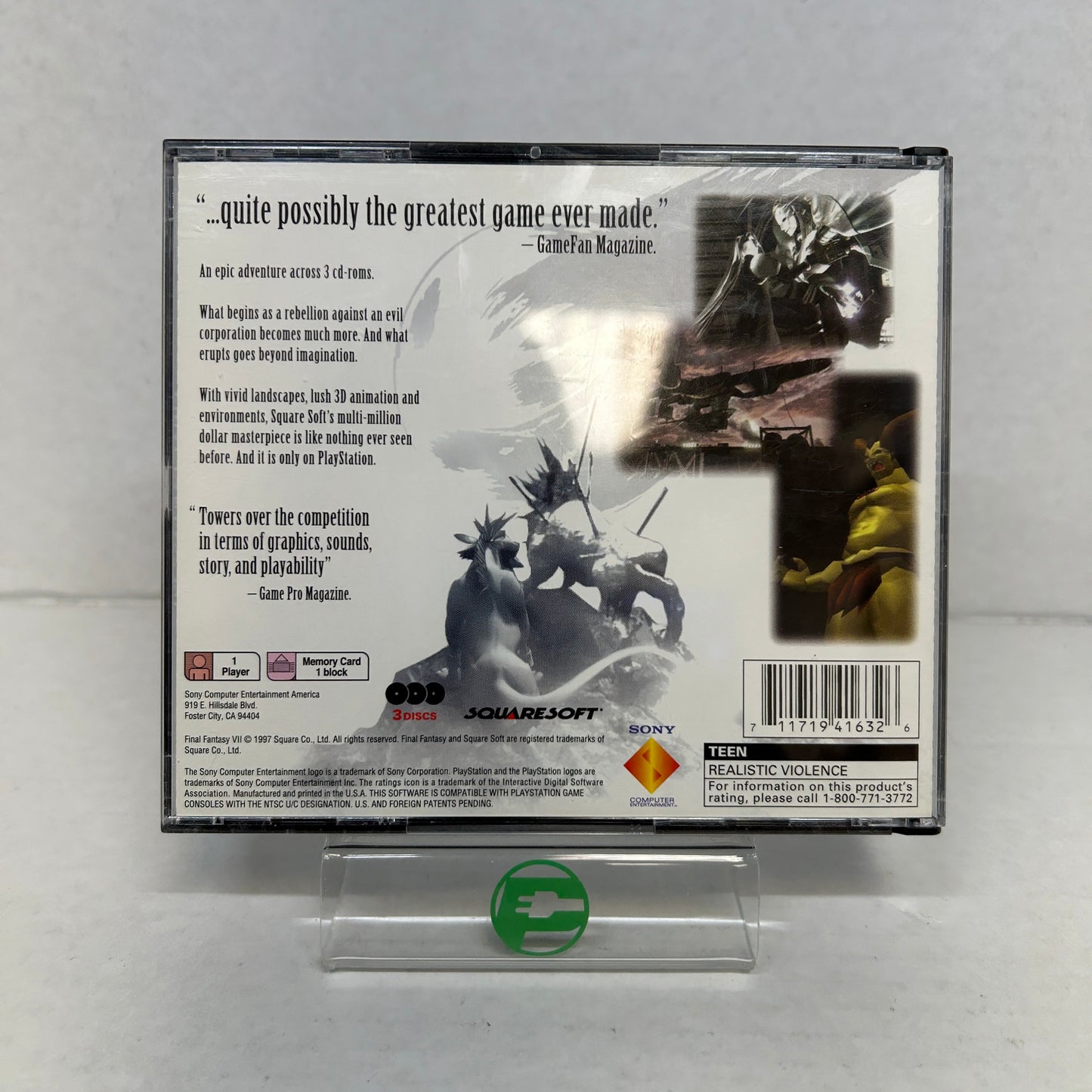 Final Fantasy VII (Sony PlayStation 1 PS1, 1997)