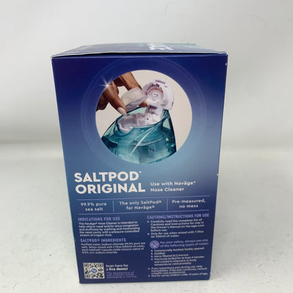 New Navage SaltPod Original 60 Count Saline Concentrate Capsules