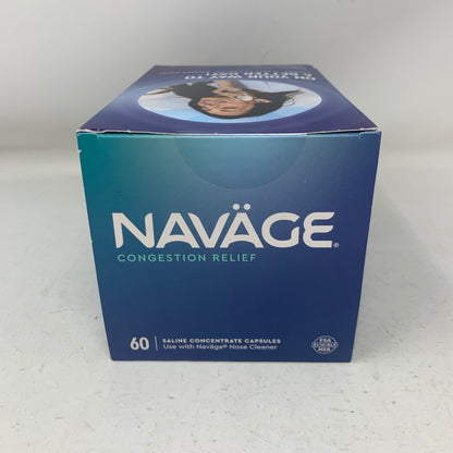 New Navage SaltPod Original 60 Count Saline Concentrate Capsules