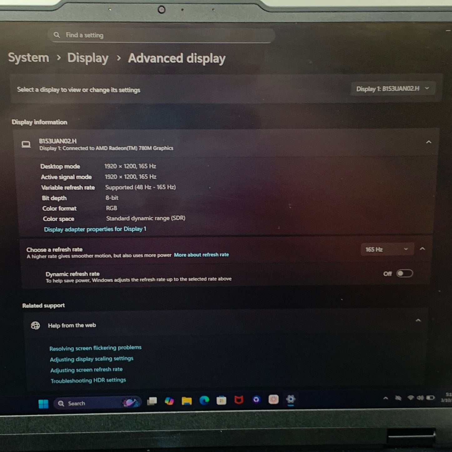 Lenovo Legion 15AHP10 15.6" Ryzen 7 260 3.8GHz 16GB RAM 512GB SSD GeForce RTX 