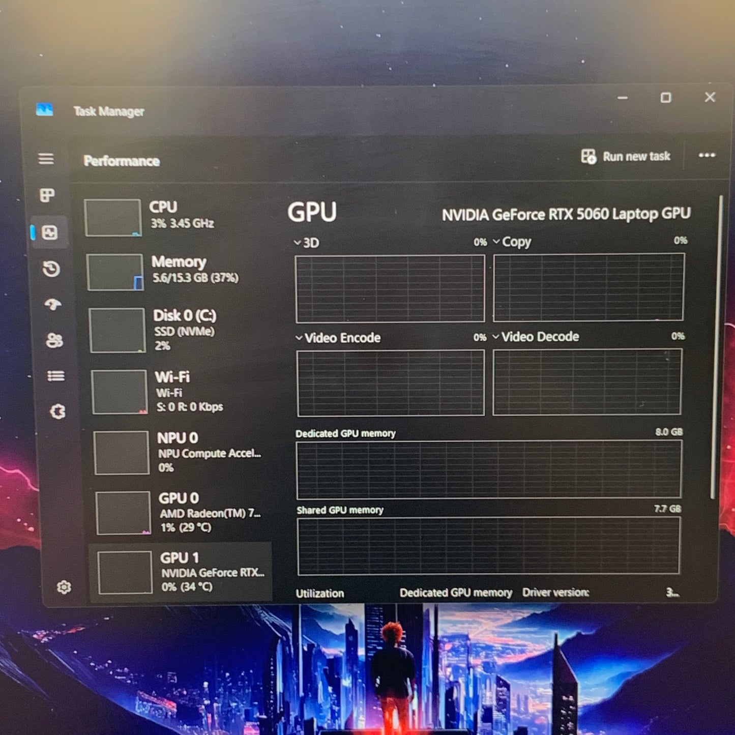 Lenovo Legion 15AHP10 15.6" Ryzen 7 260 3.8GHz 16GB RAM 512GB SSD GeForce RTX 