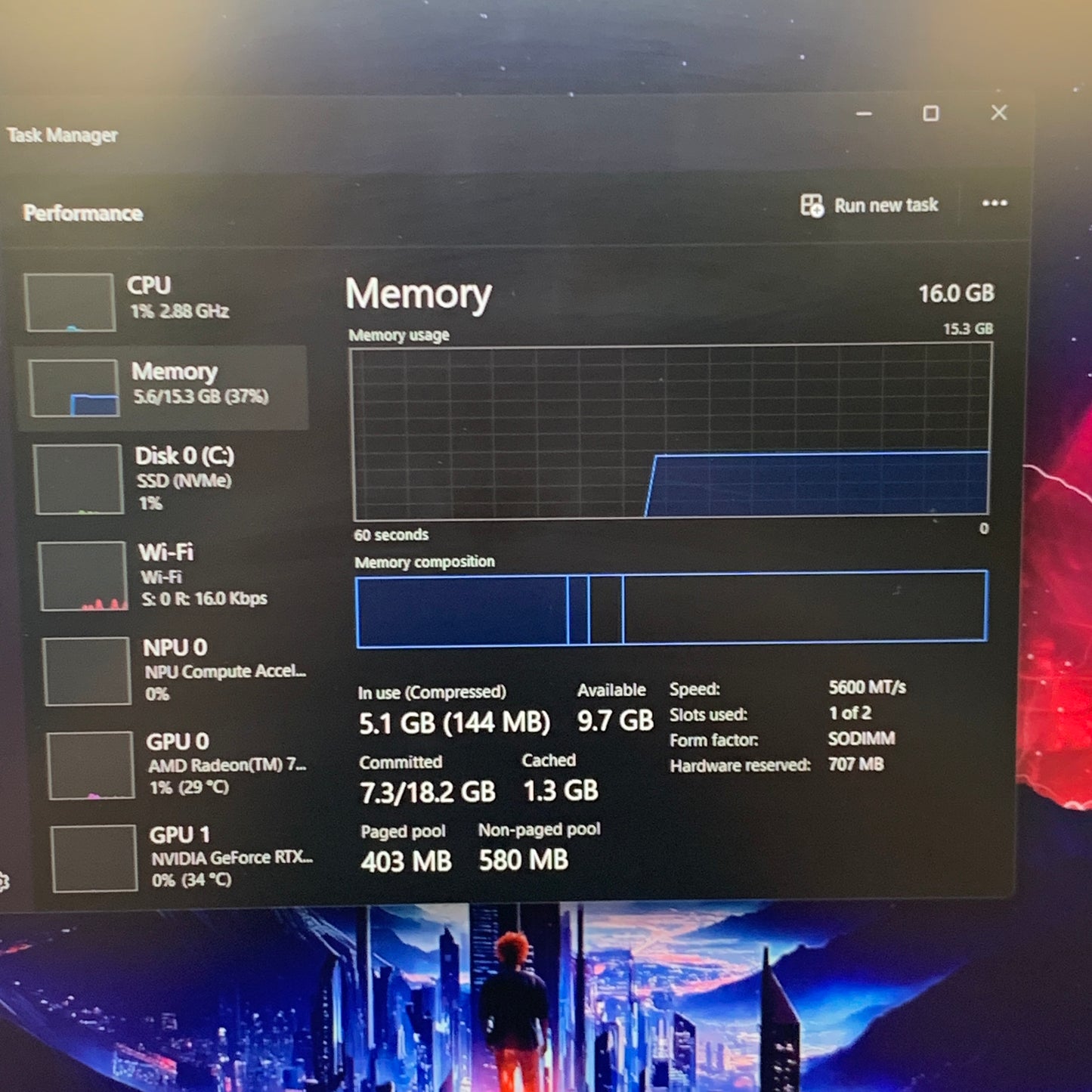 Lenovo Legion 15AHP10 15.6" Ryzen 7 260 3.8GHz 16GB RAM 512GB SSD GeForce RTX 
