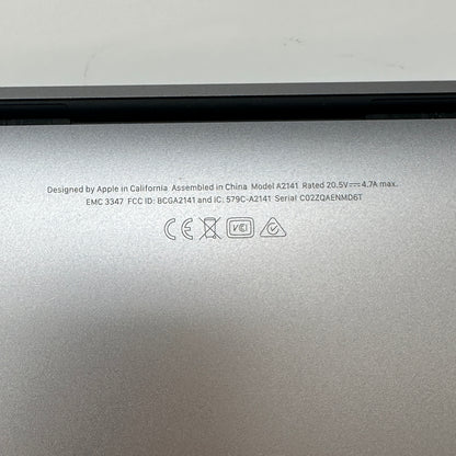2019 Apple MacBook Pro 16" i9 2.4GHz 64GB RAM 4TB SSD Space Gray A2141
