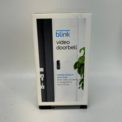 New Blink Video Doorbell 1080p HD Two-Way Audio Alexa B08SG2MS3V Black
