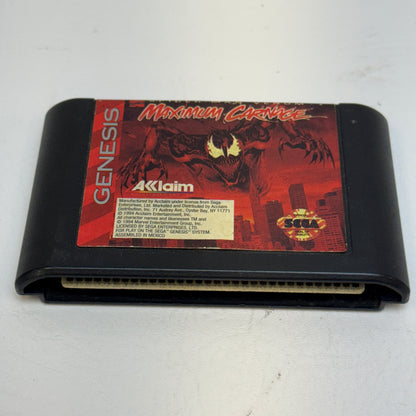 Spider-Man Maximum Carnage (Sega Genesis, 1994) Cartridge Only