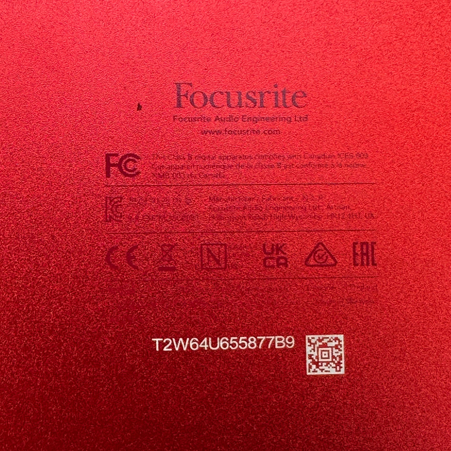 Focusrite Scarlett 2i2 4th Gen USB Audio Interface SCARLETT-2I2-4G