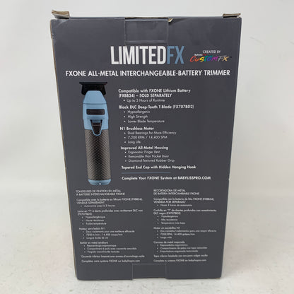 New BaByliss PRO FXONE LFX799BC Matte Blue Trimmer