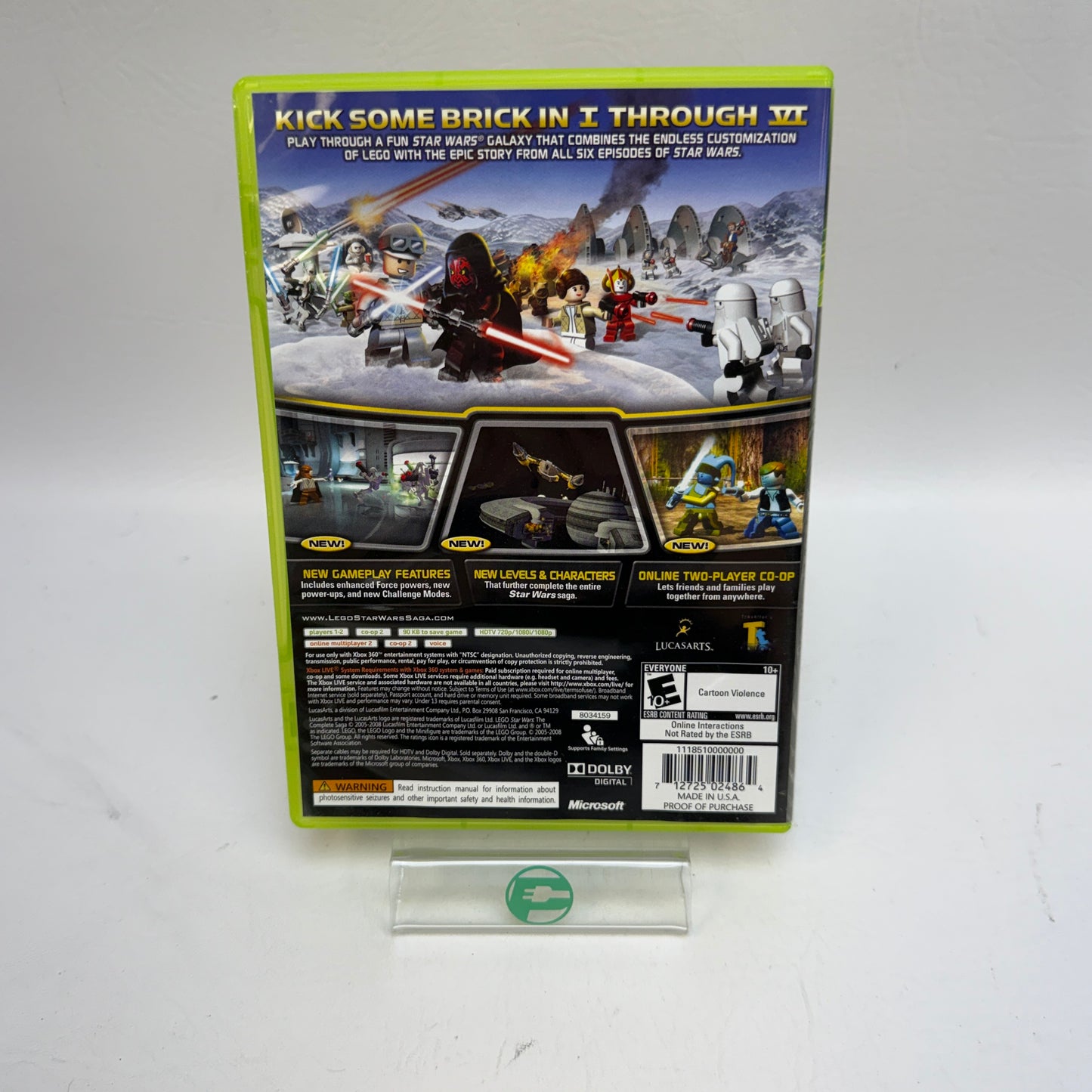 LEGO Star Wars Complete Saga (Microsoft Xbox 360, 2007)