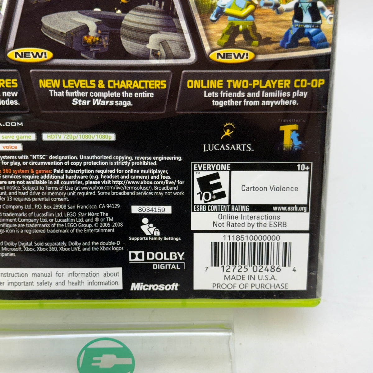 LEGO Star Wars Complete Saga (Microsoft Xbox 360, 2007)