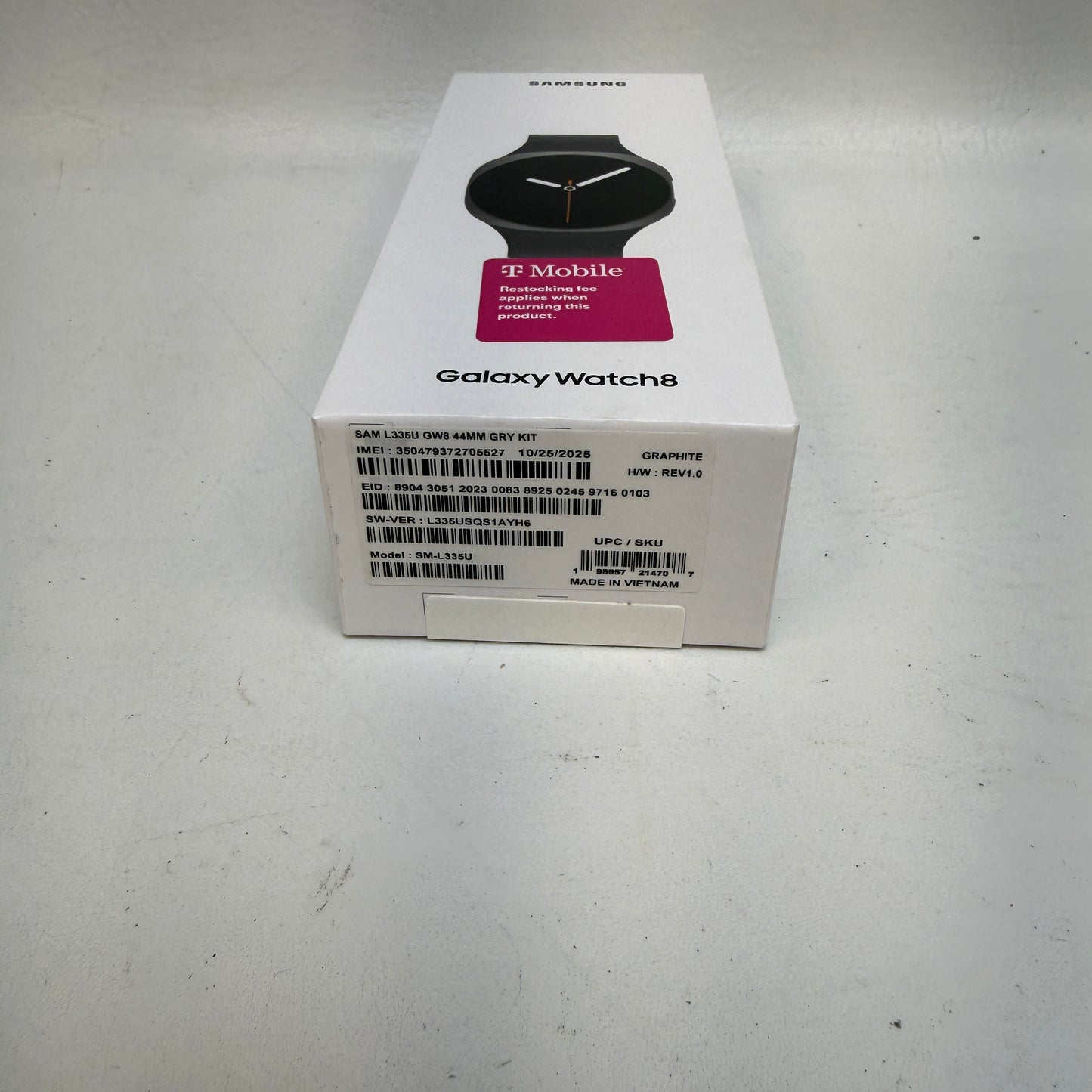 New Unlocked Samsung Galaxy Watch8 Armor Aluminum SM-L335U