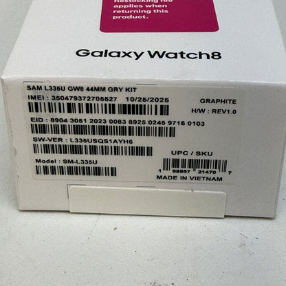 New Unlocked Samsung Galaxy Watch8 Armor Aluminum SM-L335U