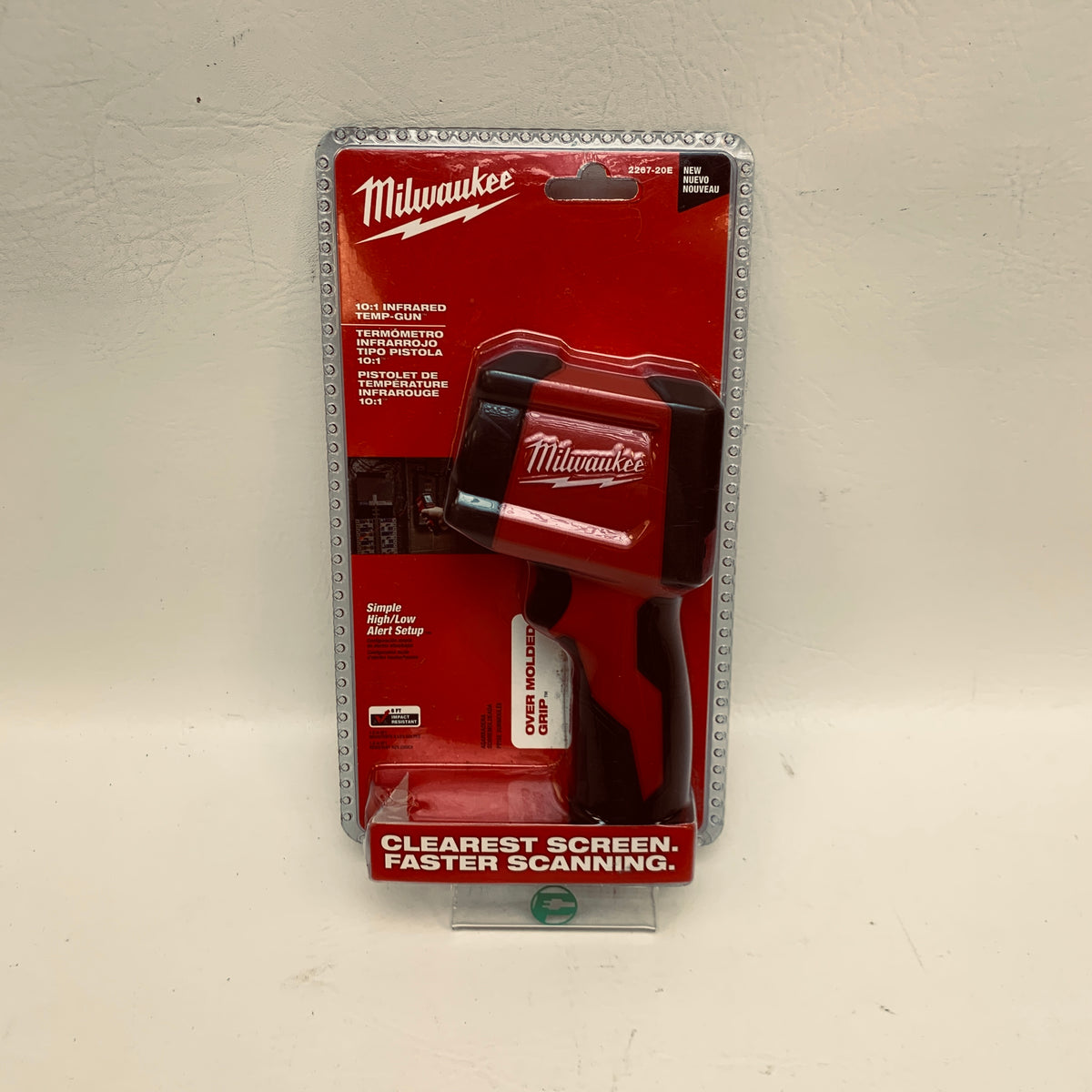 New Milwaukee 2267-20E 10:1 Infrared Temp-Gun Thermometer 9V Battery 