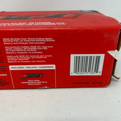 New Milwaukee 2626-20 M18 18V Cordless Oscillating Multi-Tool