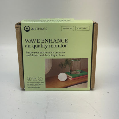 New Airthings Wave Enhance Indoor Air Quality Monitor 322