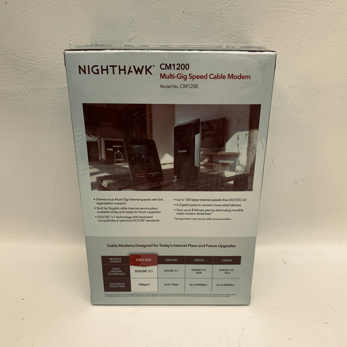 New NETGEAR Nighthawk CM1200 Multi-Gig Cable Modem