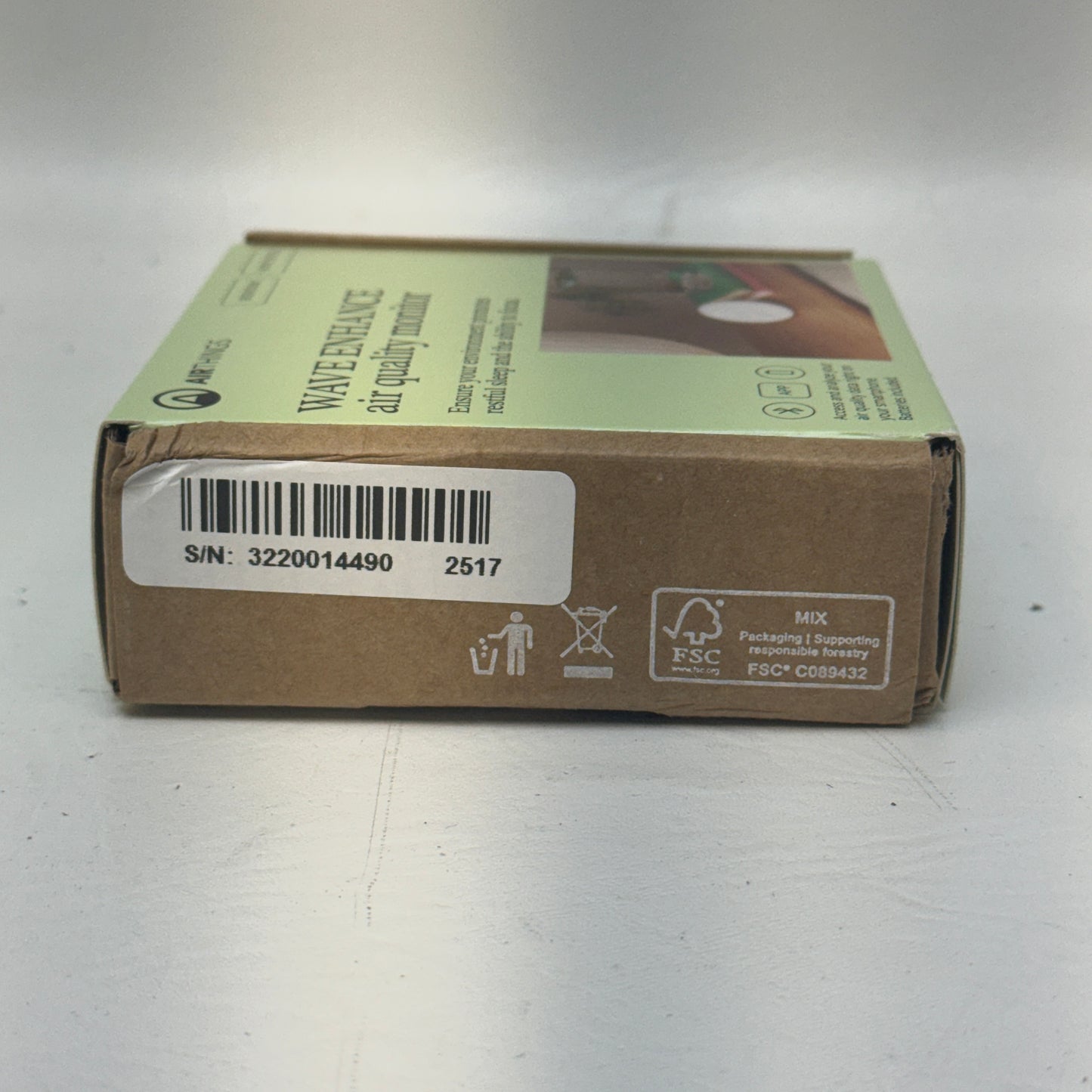 New Airthings Wave Enhance Indoor Air Quality Monitor 322