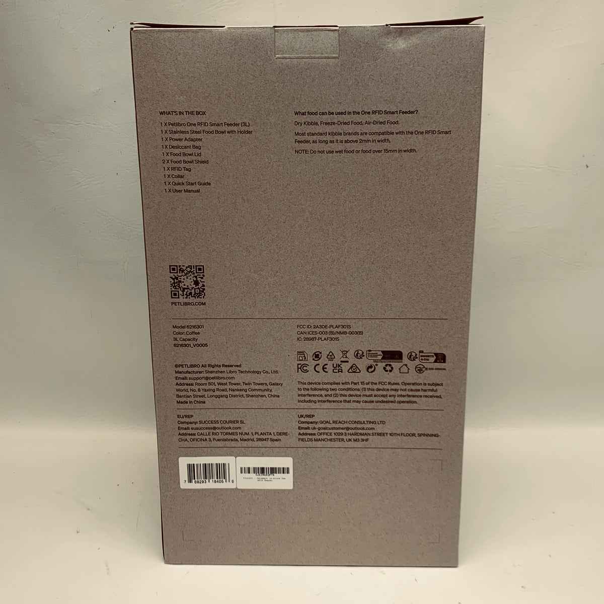 New PETLIBRO One RFID Smart Feeder 3L Automatic Pet Feeder 
