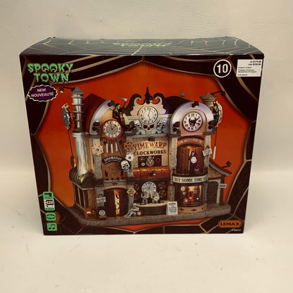 New Lemax Spooky Town Timewarp Clockworks Village Building 65513