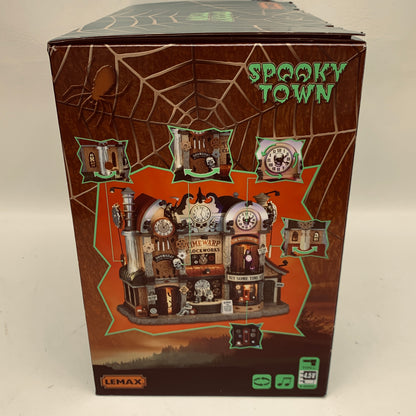 New Lemax Spooky Town Timewarp Clockworks Village Building 65513