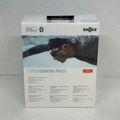 New Shokz OpenSwim Pro Open-Ear Bluetooth Sport Headphones Orange 