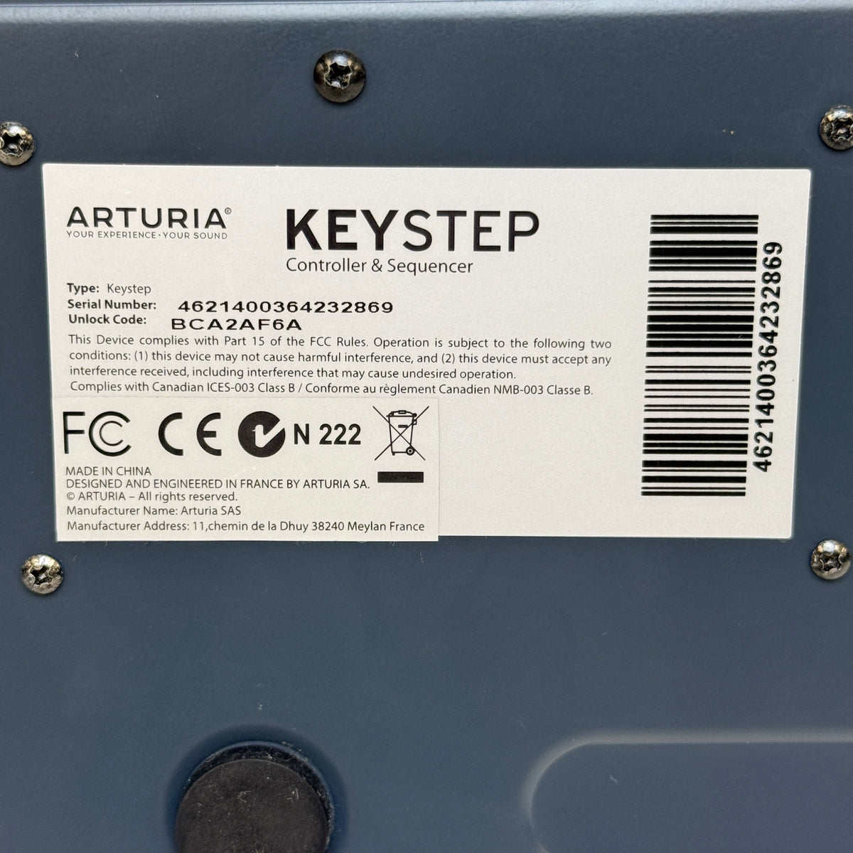 Arturia Keystep MIDI Keyboard Controller & Sequencer 