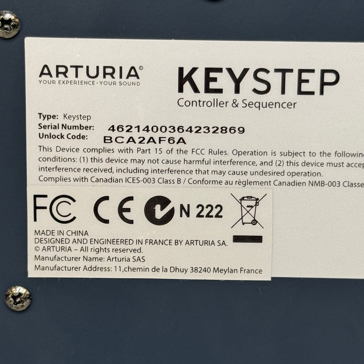 Arturia Keystep MIDI Keyboard Controller & Sequencer 