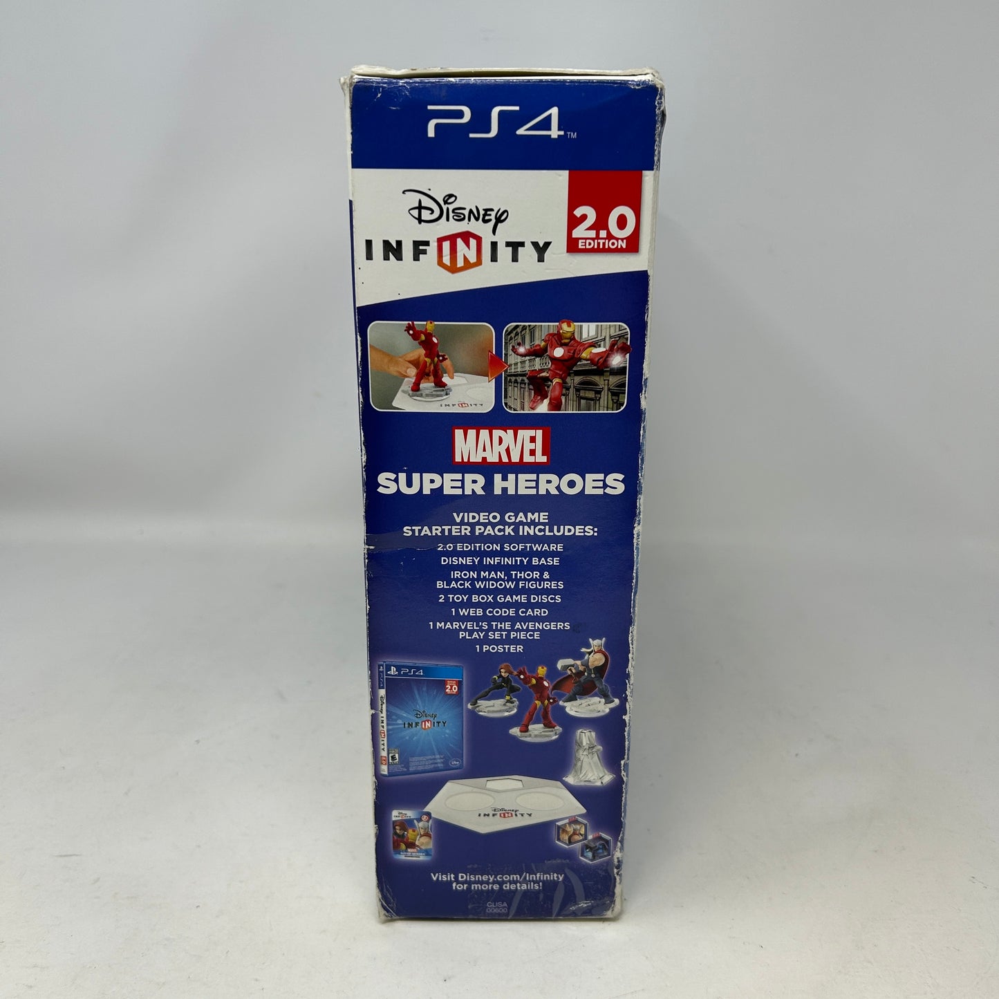 Disney Infinity 2.0 Marvel Edition PS3 Game + 3 Figures + Base & Play Set 