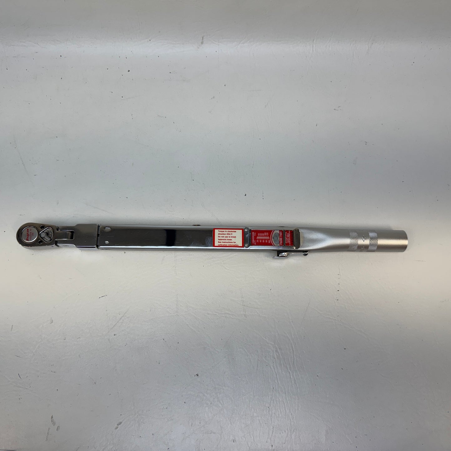 Snap-on TQFR100A 3/8" Drive Flex-Head Torque Wrench