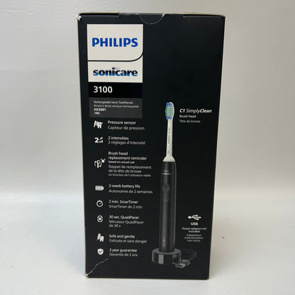 New Philips Sonicare 3100 Rechargeable Electric Power Toothbrush  HX3681/04