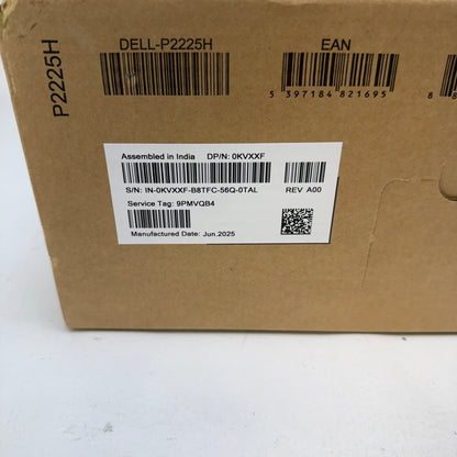 New Dell 22" P2225H LED-Backlit LCD IPS 100Hz FHD Computer Monitor