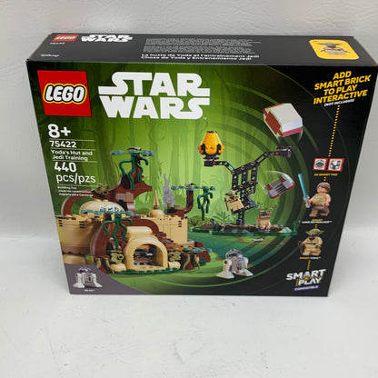 New Lego Star Wars Smart Play: Yoda’s Hut and Jedi Training Building Toy 75422