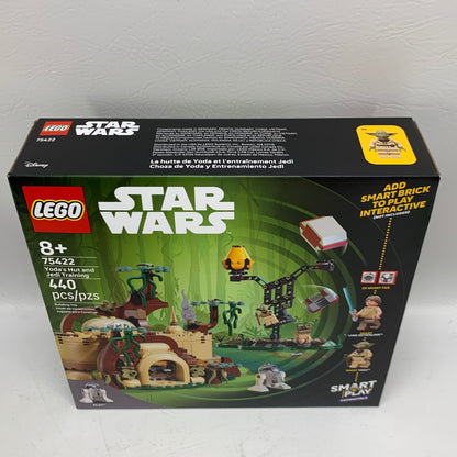New Lego Star Wars Smart Play: Yoda’s Hut and Jedi Training Building Toy 75422