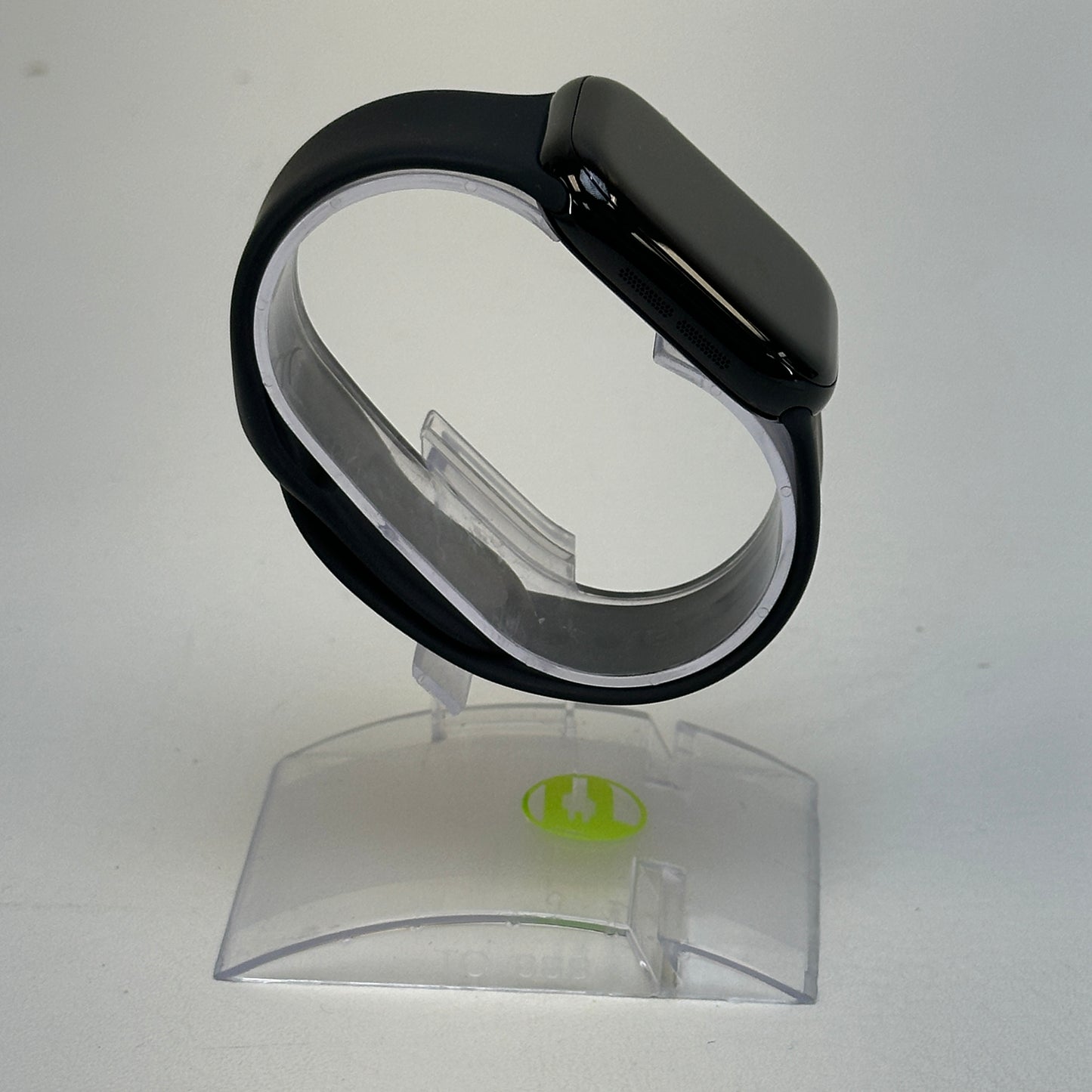 Unlocked Apple Watch Series 11 42MM Jet Black Stainless Steel Black Sport Band MF834LW/A