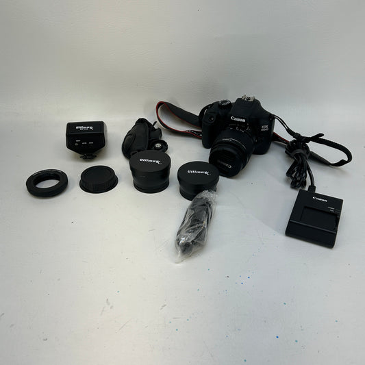 Canon EOS 4000D 18.0MP Digital SLR DSLR Camera w/Canon EF-S 18-55mm Lens